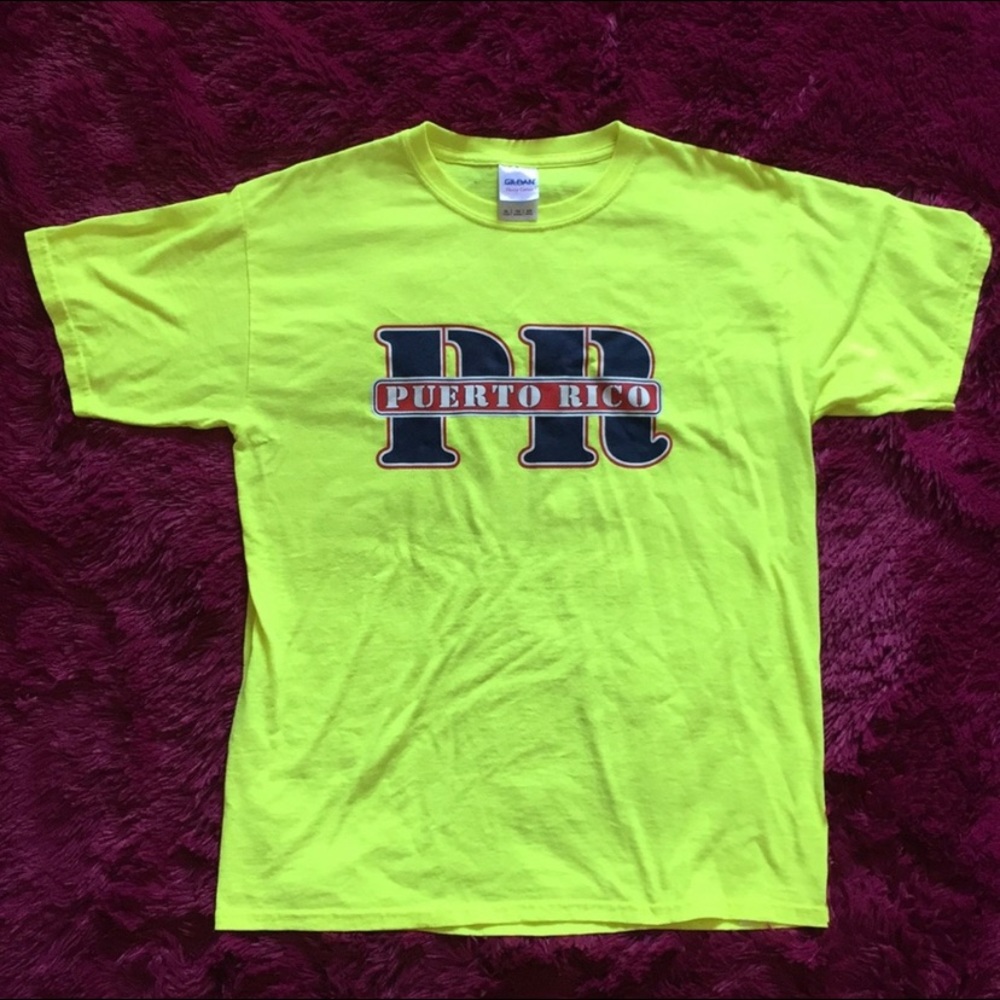 Puerto Rico & neon t-shirt
